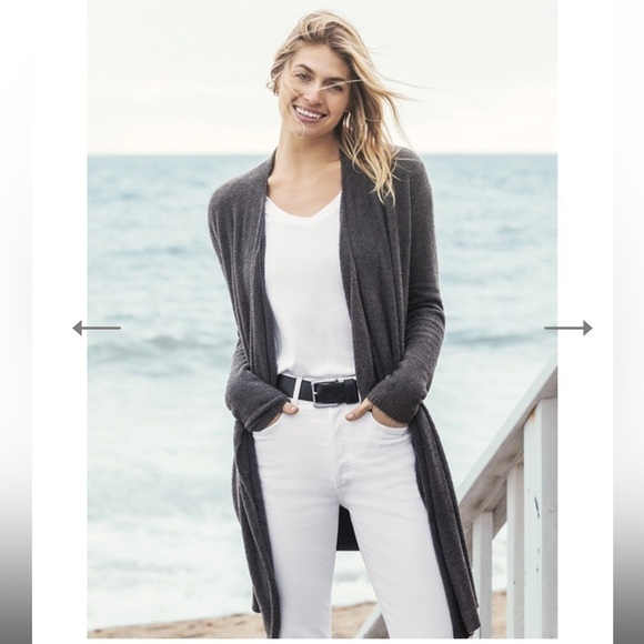 Barefoot Dreams Sweaters - Barefoot Dreams CozyChic Lite Island Wrap Cardigan Size: S/M